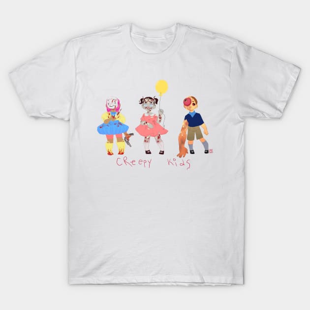 Creepy Kids T-Shirt by Yandere_Donut